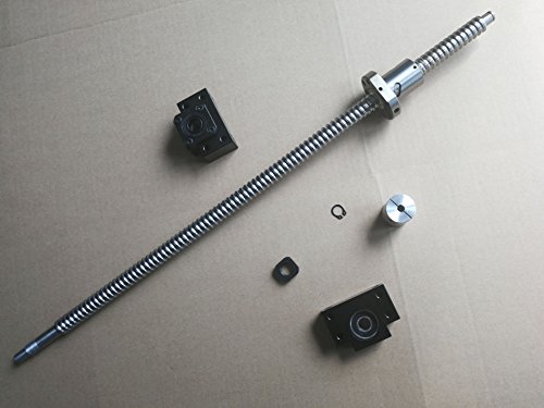 UPC 634140059361, Ten-high Ballscrew RM1605 16mm 300mm with nut+bk/bf12 End Supports+1pcs 6.35*10mm Coupler