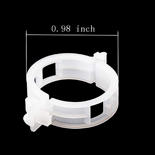 Winmany 100PCS Plant Support Garden Clips Tomato Clips Supports/Connects Plants/Twine/Vines Trellis/Cages Plant Vine Vegetable Fastening Clip Grafting Tools Make Plant Grow Upright and Healthier - Thumbnail 7