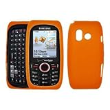 Premium Orange Soft Silicone Gel Skin Cover Case for Samsung Intensity U450 [Accessory Export Packaging]