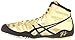 ASICS Men's JB Elite Wrestling Shoe,Olympic Gold/Black/White,10.5 M US/43.5 EU