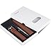 Fullmosa 18mm Leather Watch Band with Stainless Metal Clasp Compatible with Garmin Vivoactive 4S/Vivomove 3S/Active S/Venu 2S/Move 3S, Fossil gen 4/5,Brown+Rose Gold Buckle