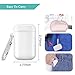 3 Pack Collapsible Reusable Straw,ZOUYUE Stainless Drinking Straws Silicone Travel Straws with case & cleaning brush, Foldable Metal Straw (Black,Light Pink,Light Green)