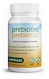 Prebiotin - Prebiotic Dietary Supplement Fiber Capsules - 120 Vegcaps - Professionally Formulated to Support Digestive Health - Balances Gut Microbiome, Boosts Your Own Probiotics & Enhances Immunity