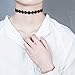 Choker Necklace 10 Pcs Choker Necklace Women Black Choker Velvet Choker Set
