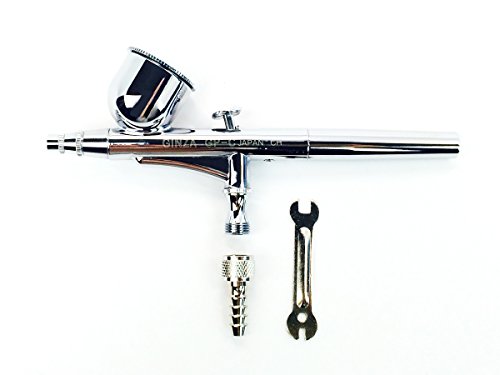 Ginza HP CS Dual Action Airbrush Gun / Gravity Feed (Model # GP-C) from Japan use for Nails. Airbrushing, Tanning, Tattoo, Body Spraying Painting, Auto Spray Painting or Art Painting