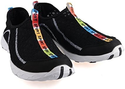 WallyDeals Women's Outdoor Slip On Running Water shoes Black