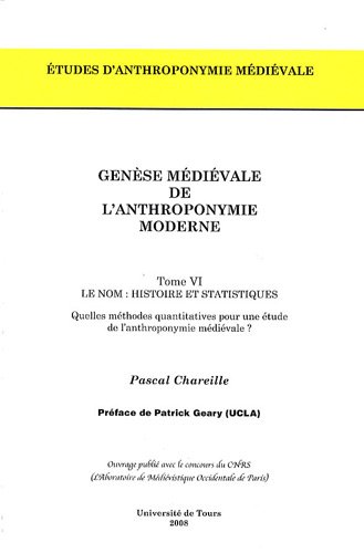 Genèse médiévale de l'anthroponymie moderne