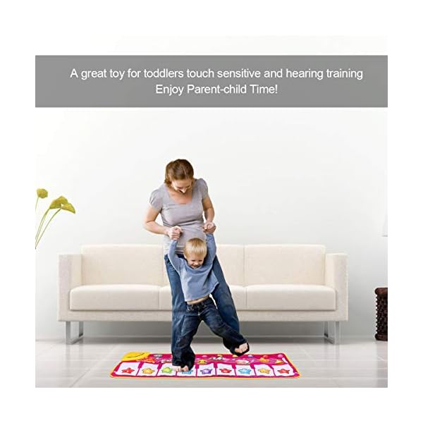 PROACC-Piano-Playmat-Kids-Piano-Keyboard-Music-Playmat-Toy-Large-Size-39-14-Inches-Funny-Dancing-Mat-for-Babies-Toddler-Boys-and-Girls-Gift PROACC Piano Playmat, Kids Piano Keyboard Music Playmat Toy, Large Size (39 * 14 Inches) Funny Dancing Mat for Babies…