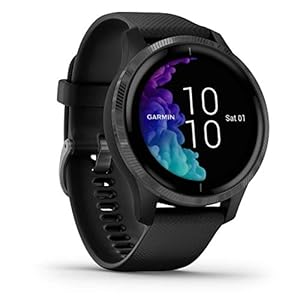 Garmin Venu, GPS Smartwatch with Bright Touchscreen Display, Features Music, Body Energy Monitoring, Animated Workouts…