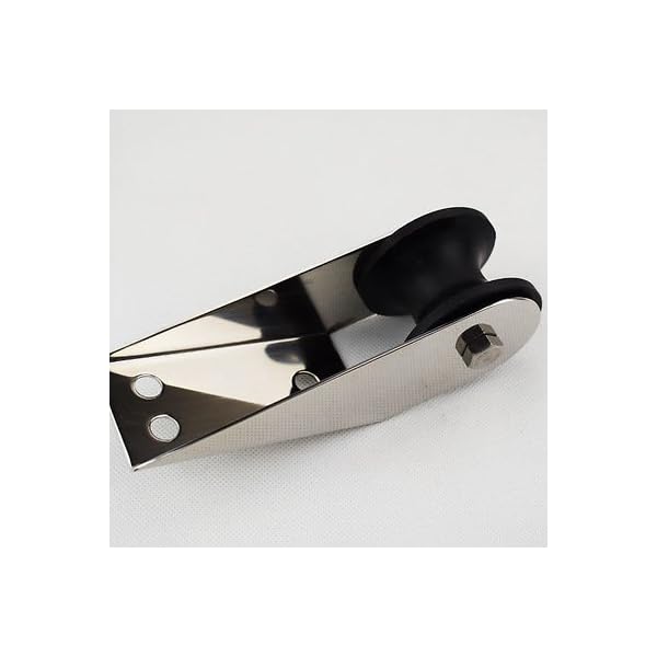 1-PC-Stainless-Steel-Bow-Anchor-Roller-Bracket-Rubber-Roller-160mm-Cheap