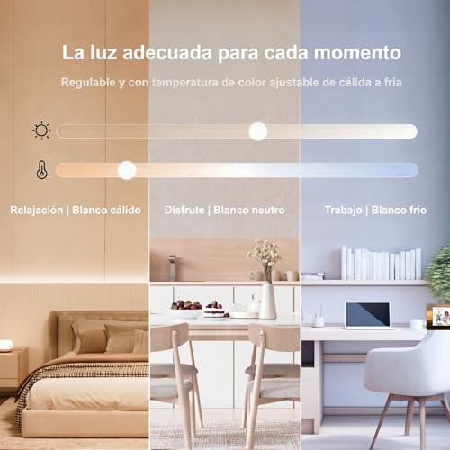 Yeelight Smart Lámpara de techo LED RGB Close-to--Ceiling Lights, 50 W, 3000 lúmenes, 2700 K-6500 K, lámpara regulable, DIY compatible con Alexa, para salón, dormitorio, cocina, pasillo, 50 cm