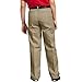 Dickies Boys' Big Flex Waist Flat Front Pants, Khaki, 12
