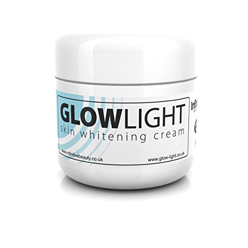 Glowlight Made In UK Skin Whitening & Lightening Cream Lotion for Age Dark Spots, Acne Scars, Scars, Stretchmarks & All Round Brighter Radient Skin 50g (2 Tub x 50g) (Best Product For Stretch Marks Uk)