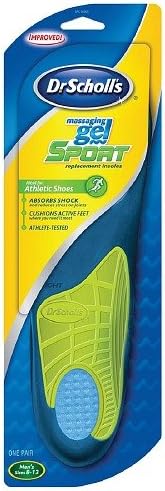 Dr. Scholl'sMassaging Gel Sport Replacement Insoles, Men's, 8-13 1 pr