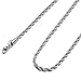 Monily 2-5mm Twist Chain Necklace Stainless Steel Necklace 16-36 Inches Men Women Jewellery