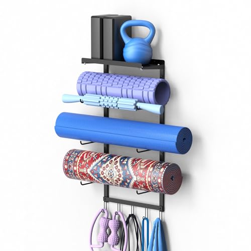 Puretalon Yoga Mat Holder Wall Mount