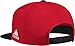 MLS D.C. United Men's Name Two Tone Flat Brim Snapback Hat, One Size, Red
