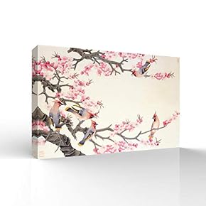 Wall26-Canvas Wall Art-Classcial Flower and Bird Painting-Giclee Painting...