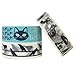 Wrapables Talking Animals Japanese Washi Masking Tape (Set of 3), 10M L x 15mm W