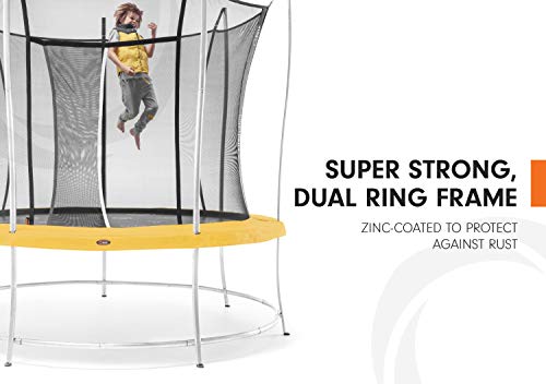 Vuly Lift Trampoline with Double-Sided Safety Pads, Extra-Tall Enclosure, and Self-Closing Door (Multiple - Thumbnail 4