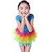 Anleolife Girl Baby Rainbow Tutu Skirts Dance Dress Tutus(8.5''/20cm 1pcs)