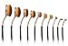 Professional Makeup Brush Set - 10 Brushes