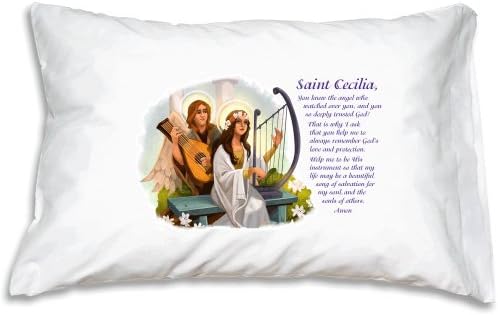 St Cecilia Prayer Pillowcase