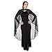 Dream Weavers Costumers Black Mesh Spider Web Adult Cape with Hood