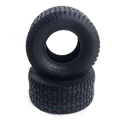 Set of 2 18x8.50-8 4 Ply Front Rear Tubeless Turf Tire For Lawn & Garden Mower 18x8.5-8 P512 LRB Tire Load Range:B - Thumbnail 5
