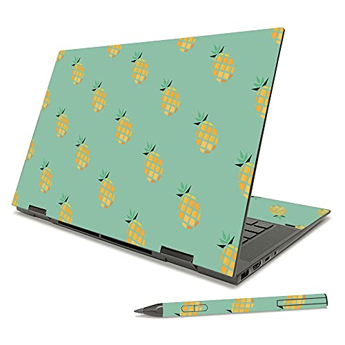 MightySkins Skin Compatible with HP Envy x360 15" (2021) - Simple Pineapples |…