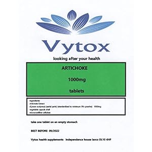 Artichoke (1000mg) 120 Tablets, 4 Months Supply, by vytox, Vegetarian