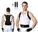 Posture Corrector for Women and Men,Exemplife Adjustable Back Brace Provides Lumbar Support,Prevent Slouching and Provide Back Pain (L)...