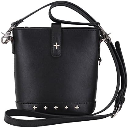 Most Wanted USA Leather Crossbody Bag Wallet Vintage Handmade Hand-stitched Purse with Shoulder Strap for Women Girls
