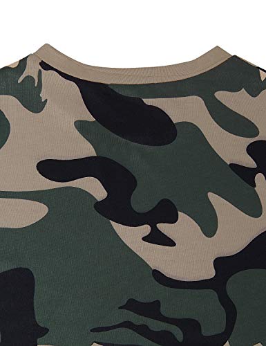 image for BMJL Women's Casual Cute Shirts Leopard Print Tops Basic Short Sleeve 