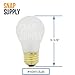 Prysm 40A15 Incandescent Light Bulb 40-Watt, A15 Appliance Bulb, 40A15, Compatible with General Electric, Hotpoint, RCA, Replacement for 4324154, 4338591, 630610, 65973
