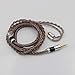 TRIPOWIN C8 8-Core Silver Copper Foil Braided Earphone Replacement Upgrade Cable, Tinsel Silver Copper Wire for BL03 KZ ZS10 PRO AS10 ZS10 ZS6 ES4 ZST ZSR TRN V80 (2.5mm Plug, 2 pin 0.78mm Connector) primary