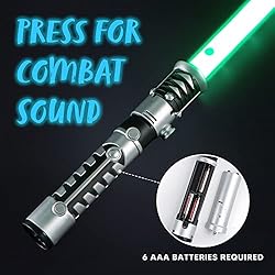 JOYIN 2-in-1 Light Up Saber, Sword for Kids, LED