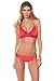 Becca by Rebecca Virtue Women's Sunrise & Midnight Banded Halter Bikini Top