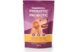 Pet Prebiotic + Probiotic Powder - Supports Digestion, Immunity, Coat Health, and Performance - 300 Grams