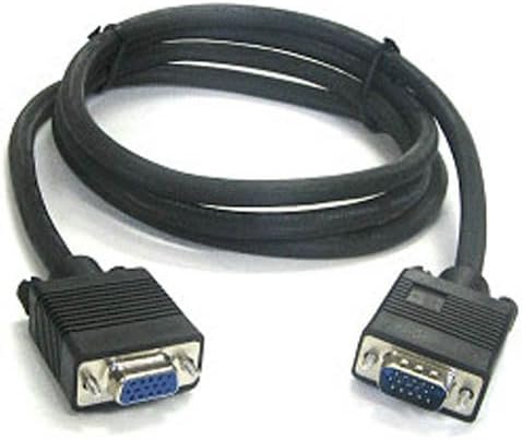 25 Ft SVGA VGA Monitor Extension Cable Male to Female 25' Foot PC Video Cable