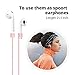 for Airpods Case Keychain, BLUEWIND AirPod Protective Charging Case Cover, Portable Earpods Air Pods Carrying Cases with Strap, Keychain, Soft Fluffy Ball, Compatible with Apple AirPods 1&2 (Pink)