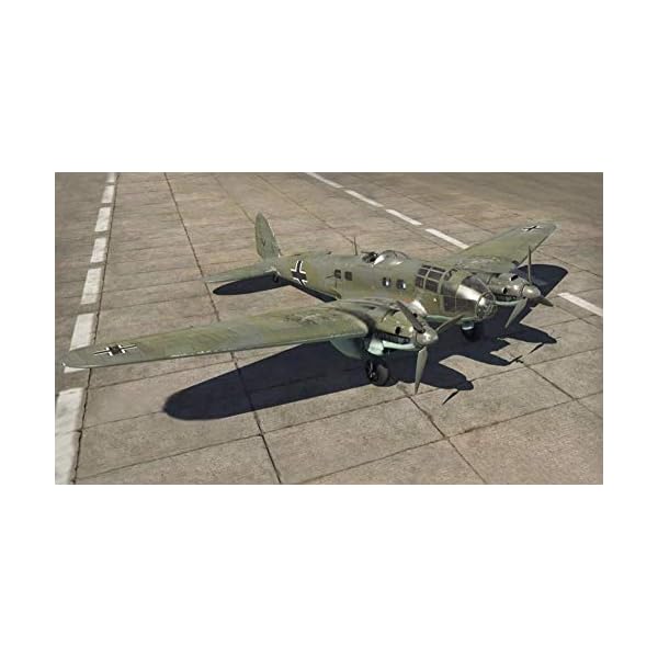 Italeri 1:72 Heinkel HE-111H-6, originalgetreue Nachbildung, Modellbau, Basteln, Hobby, Kleben, Plastikbausatz, Zusammenbauen, Nicht bemalt