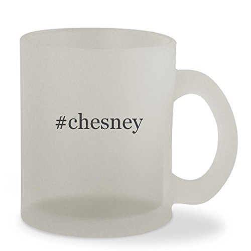 #chesney - 10oz Hashtag Sturdy Glass Frosted Coffee Cup Mug