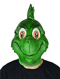 LarpGears Deluxe Novelty Christmas / Halloween Latex Grinch Costume Mask for Party