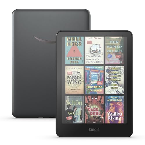 Kindle Colorsoft Signature Edition (neueste Generation) – Mit Farb-Display und Frontlicht mit automatischer Anpassung, kabellosem Aufladen und wochenlanger Akkulaufzeit – 32 GB