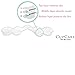CupCare: A Premium Disposable Bra Liner and Bra Sweat Pads for Women, Now in Larger Size! (Standard Size (Cup Sizes A - D) - 10 Count) White