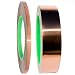 Freely Copper Foil Tape with Conductive Adhesive - 2 Pack (1Inch x 45ft & 1/4Inch x 120ft) - EMI Shielding, Slug Repellent, Crafts, DIY Projects, Stained Glass – Best Quality, Great Price