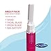 Noxzema About Face Sonic Beauty Wand; Removes Ladies’ Thin Facial Hair and Uses Sonic Waves to Exfoliate, Remove Dead Skin, Improve Texture and Even Skin Tone; Includes One Blade and One AAA Battery