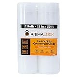 PRIMALOCK Premium Heavy Duty Vacuum Sealer Bags - 2 Large Rolls- 11
