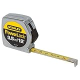Stanley 33-215 12-Feet by1/2-Inch PowerLock Tape Rule